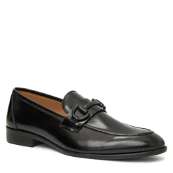 Bruno Magli Alessio Slip On Black Bit Loafer Black Leather Clearance