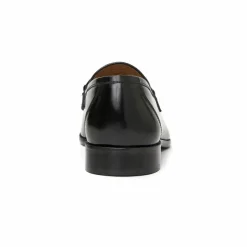 Bruno Magli Alessio Slip On Black Bit Loafer Black Leather Clearance