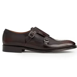 Bruno Magli Alfeo Double Monk Strap Bordeaux Hot