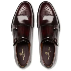 Bruno Magli Alfeo Double Monk Strap Bordeaux Hot