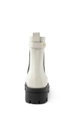Bruno Magli Alma Chunky Leather Chelsea Boot - Off White Best