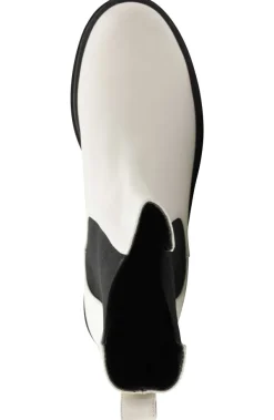 Bruno Magli Alma Chunky Leather Chelsea Boot - Off White Best