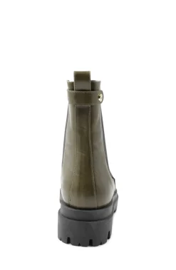 Bruno Magli Alma Chunky Leather Chelsea Boot Olive Online