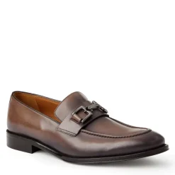 Bruno Magli Alpha Classic Bit Leather Loafer Truffle Outlet