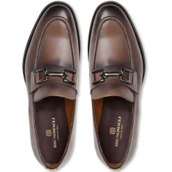 Bruno Magli Alpha Classic Bit Leather Loafer Truffle Outlet