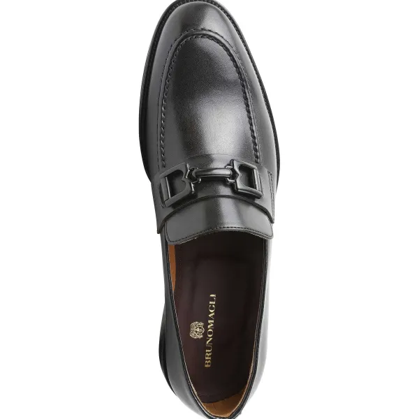 Bruno Magli Alpha Classic Bit Leather Loafer Black