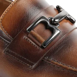 Bruno Magli Alpha Classic Bit Leather Loafer Cognac Online