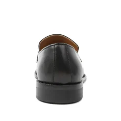 Bruno Magli Alpha Classic Bit Leather Loafer Black New