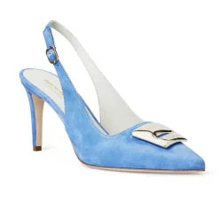 Bruno Magli Amelia - Periwinkle Suede /Black Leather New