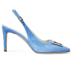 Bruno Magli Amelia - Periwinkle Suede /Black Leather Online