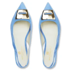 Bruno Magli Amelia - Periwinkle Suede /Black Leather Online