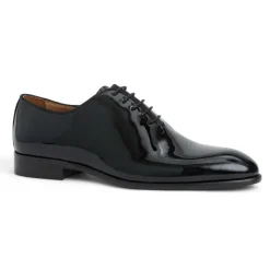Bruno Magli Angelo Whole Cut Oxford Black Patent Best