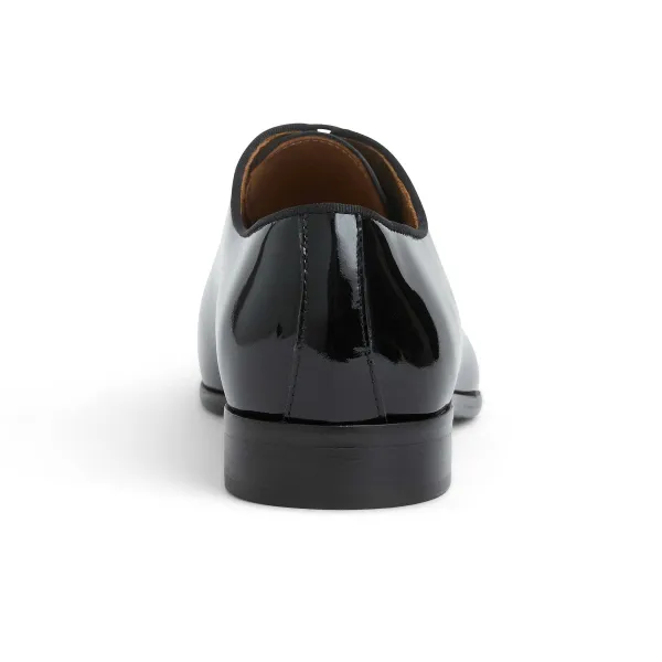 Bruno Magli Angelo Whole Cut Oxford Black Patent New