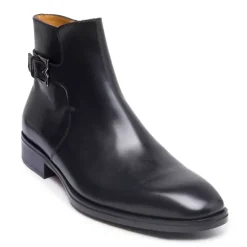 Bruno Magli Angiolini Leather Dress Boot Black Best