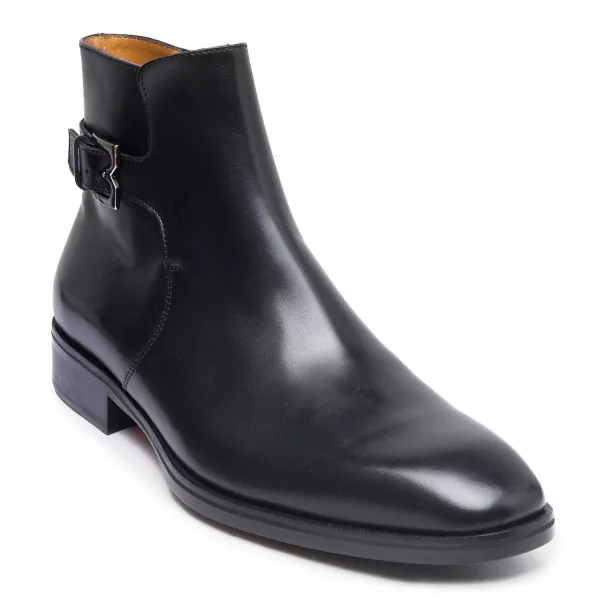 Bruno Magli Angiolini Leather Dress Boot Black Best