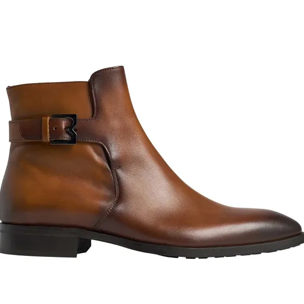 Bruno Magli Angiolini Leather Dress Boot Cognac Online