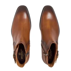 Bruno Magli Angiolini Leather Dress Boot Cognac Online