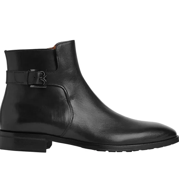 Bruno Magli Angiolini Leather Dress Boot Black Hot