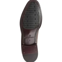 Bruno Magli Arezzo Burnished Penny Loafer Cognac/Dark Brown