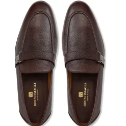 Bruno Magli Arlo Slip On Side Bit Loafer Brown Leather
