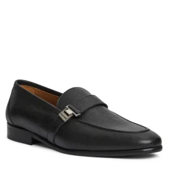 Bruno Magli Arlo Slip On Side Bit Loafer Black Leather
