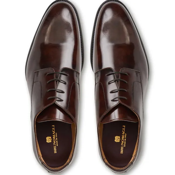Bruno Magli Asti Traditional Dress Oxford Brown Hot