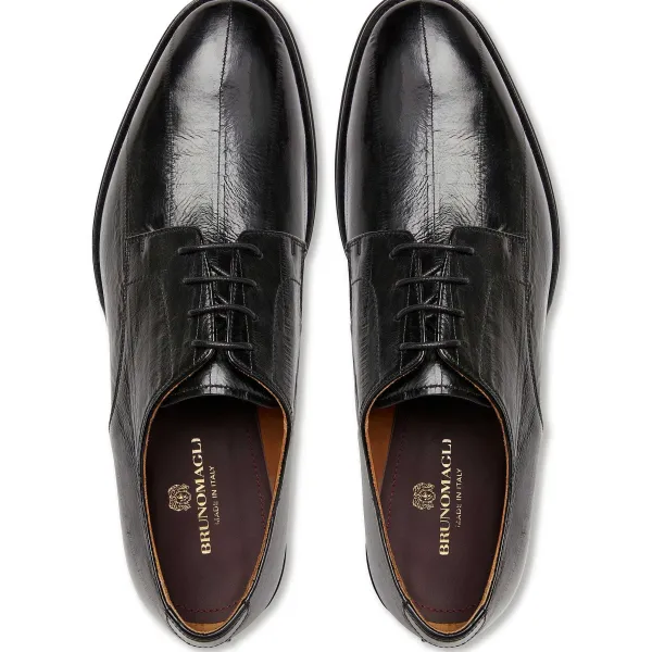 Bruno Magli Asti Traditional Dress Oxford Black Eel Discount