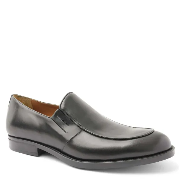 Bruno Magli Barberino Leather Slip On Loafer Black Sale