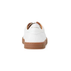 Bruno Magli Bono Leather Lace-Up Sneaker White New
