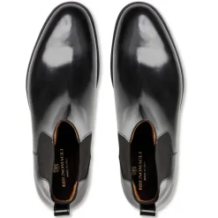 Bruno Magli Byron Double Gore Slip-On Boot Black Clearance