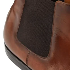 Bruno Magli Byron Double Gore Slip-On Boot Cognac Best
