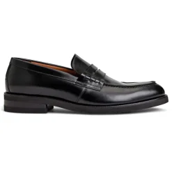 Bruno Magli Carter Casual Men's Loafer- Black Leather Best