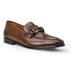 Bruno Magli Collezione Mauro Leather Slip-On Loafer Taupe Clearance