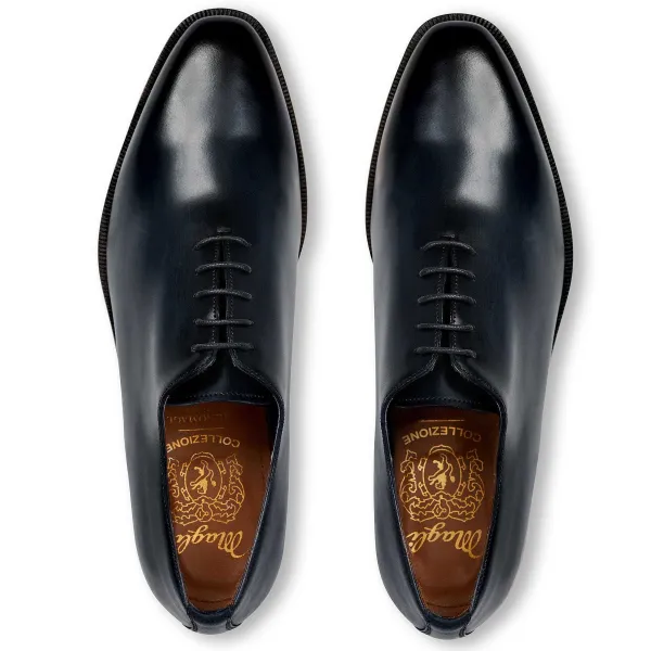 Bruno Magli Collezione Veleno Leather Oxford Navy Outlet