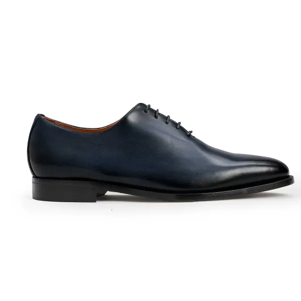 Bruno Magli Collezione Veleno Leather Oxford Navy Sale
