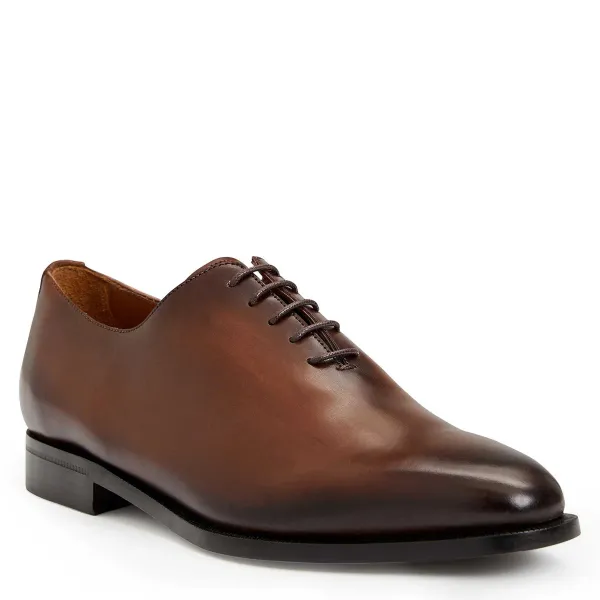 Bruno Magli Collezione Veleno Leather Oxford Brown New