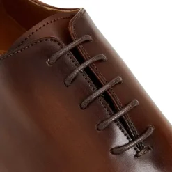 Bruno Magli Collezione Veleno Leather Oxford Brown New