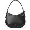 Bruno Magli Cora Hobo Handbag Black Nappa Leather Black Leather