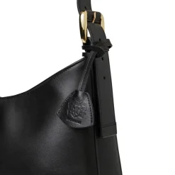 Bruno Magli Cora Hobo Handbag Black Nappa Leather Black Leather