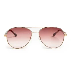 Bruno Magli Costa Aviator Sunglasses Gold Outlet