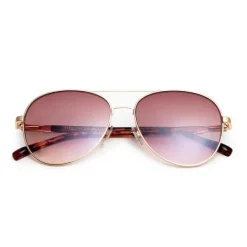 Bruno Magli Costa Aviator Sunglasses Gold Outlet