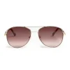 Bruno Magli Costa Aviator Sunglasses Gold Tortoise Clearance