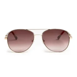 Bruno Magli Costa Aviator Sunglasses Gold Tortoise Clearance