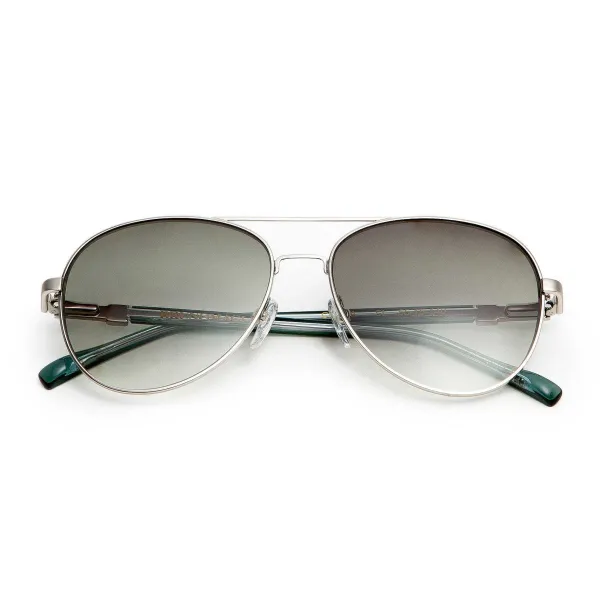 Bruno Magli Costa Aviator Sunglasses Silver Hot