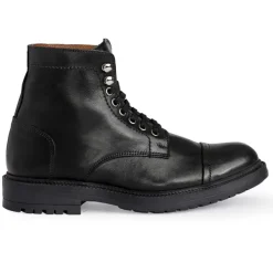Bruno Magli Costanzo Lace-Up Boot- Black Black Leather Best