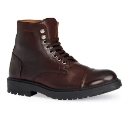 Bruno Magli Costanzo Lace-Up Boot-Brown Dark Brown Leather Clearance