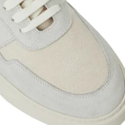 Bruno Magli Darian Sneaker Canvas Off White New