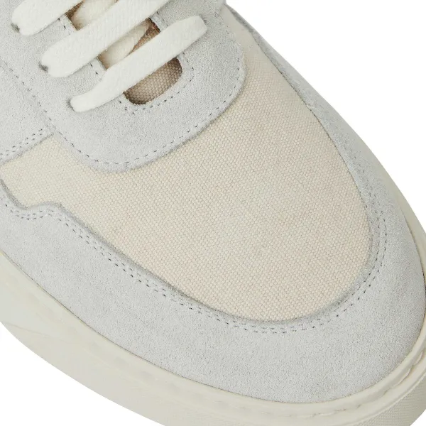 Bruno Magli Darian Sneaker Canvas Off White New