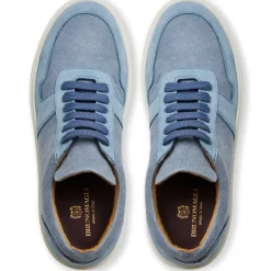 Bruno Magli Darian Sneaker Canvas Light Blue