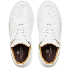 Bruno Magli Dezi Cup Sole Sneaker White New